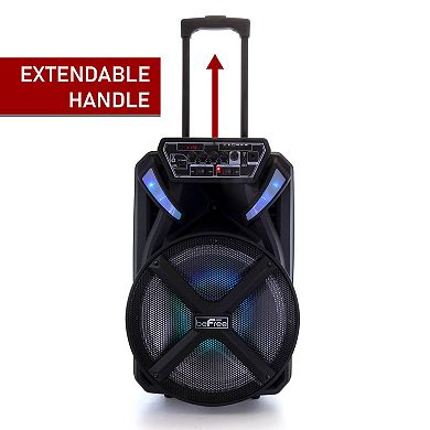 Befree Sound 12-Inch Bluetooth Portable Rechargeable Party Speaker