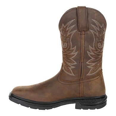 Rocky Worksmart Men's Waterproof Composite Toe Western Work Boots