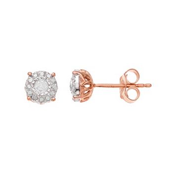 1/4 Carat T.W. Diamond Composite Round Stud Earrings