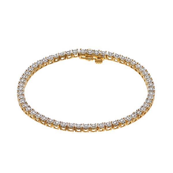 1/2 Carat T.W. Diamond Tennis Bracelet