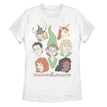 Juniors' Dungeons & Dragons Group Shot Graphic Tee