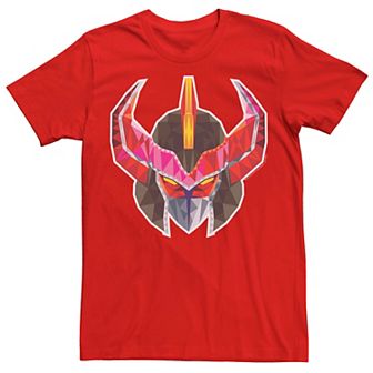 Men's Power Rangers Megazord Helmet Polygon Tee
