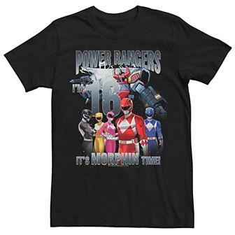 Men's Power Rangers 16th Birthday Morphin Time Tee