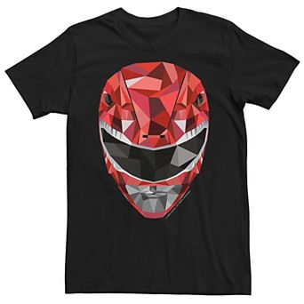 Men's Power Rangers Red Ranger Poly Portrait Tee
