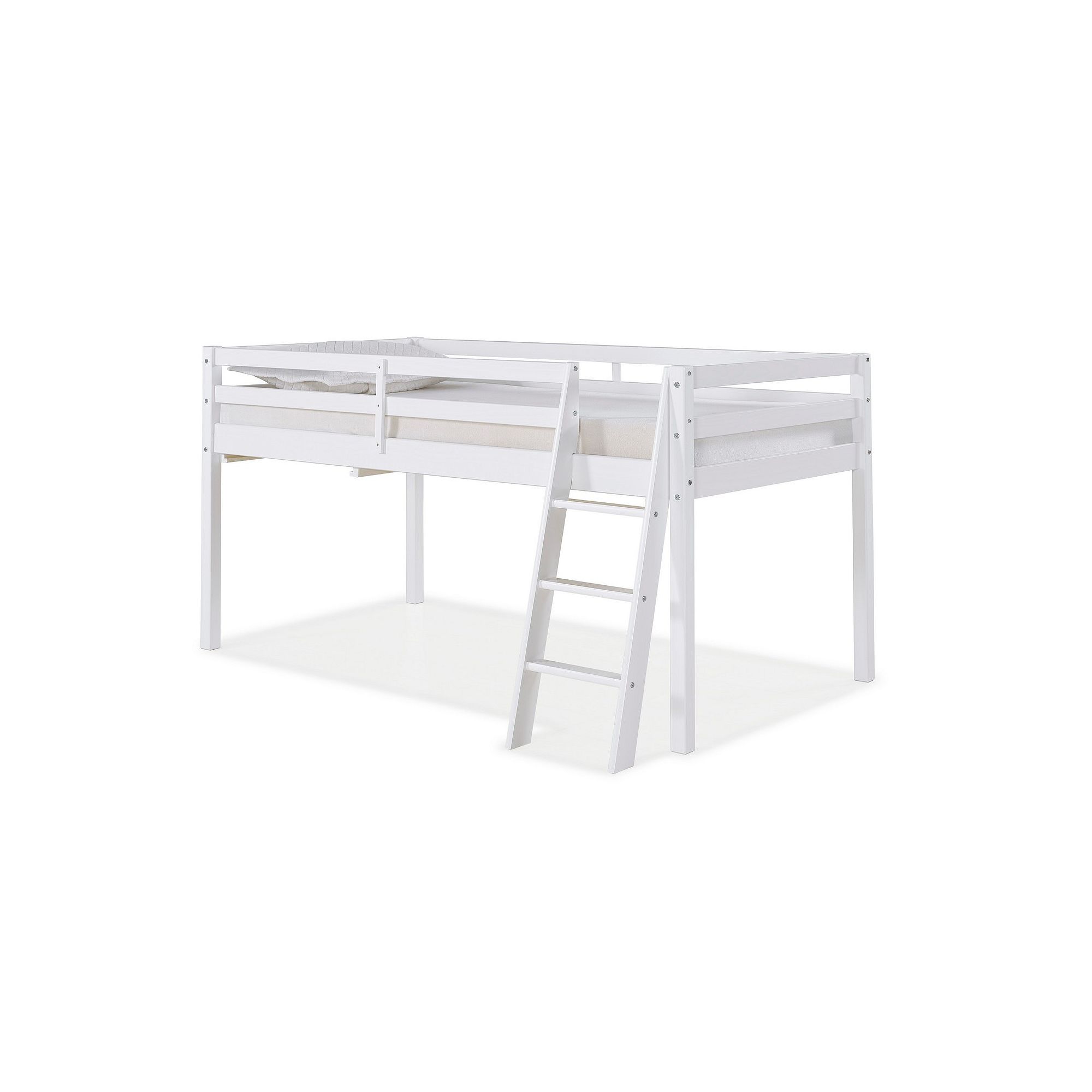 Alaterre Furniture Roxy Twin Junior Loft Bed, White