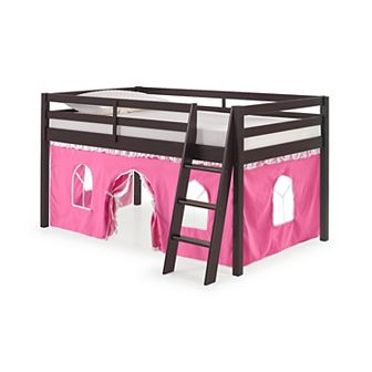 Alaterre Furniture Roxy Twin Junior Loft Print Tent Bed