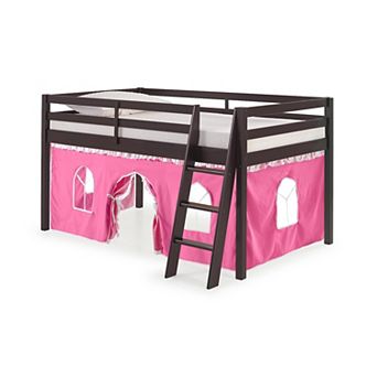 Alaterre Furniture Roxy Twin Junior Loft Print Tent Bed