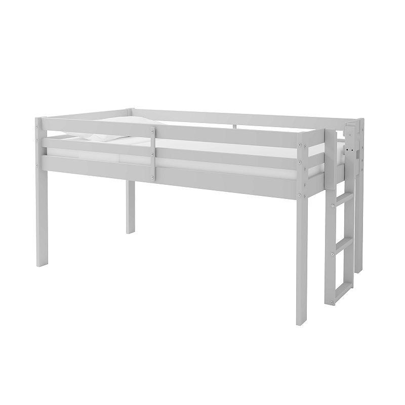 Alaterre Furniture Jasper Twin Junior Loft Bed, Grey
