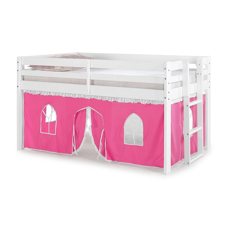 Alaterre Furniture Jasper Twin White Junior Loft Tent Bed