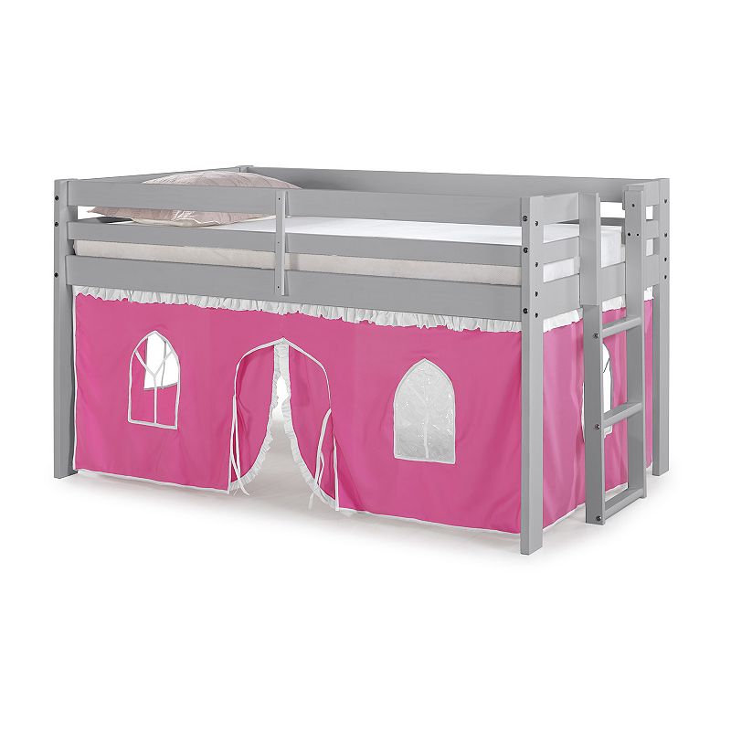 Alaterre Furniture Jasper Twin Junior Tent Loft Bed, Grey