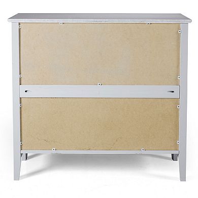 Alaterre Furniture Simplicity Under Window 3-Shelf Bookcase