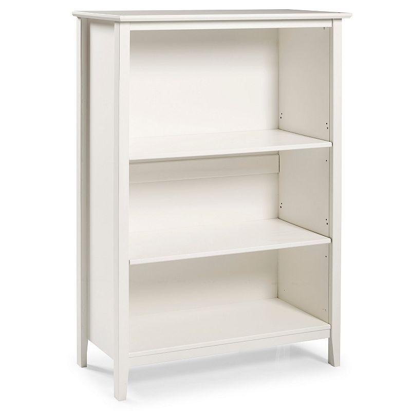 Alaterre Furniture Simplicity 3-Shelf Bookcase, White