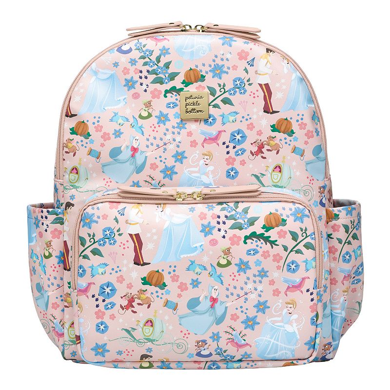 Disneys Cinderella Petunia Pickle Bottom District Backpack Diaper Bag 5-pi