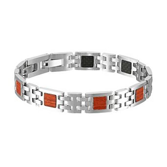 Men's LYNX Stainless Steel Reversible Bracelet