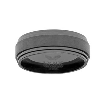 Men's LYNX Black Zirconium Ring