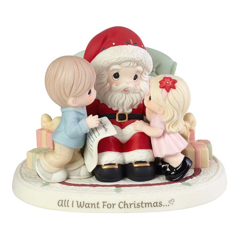 Precious Moments All I Want For Christmas Figurine Table Decor, Red