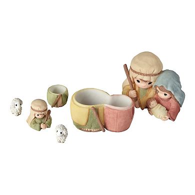 Precious Moments Christmas Shepherds Nesting Figurine 4-Piece Set