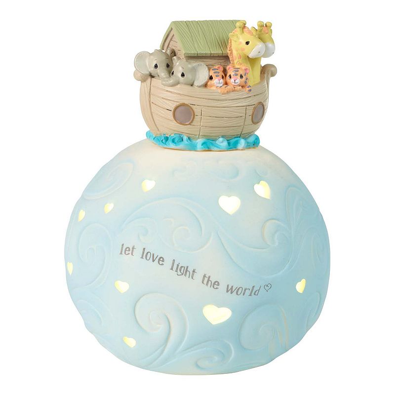Precious Moments Let Love Light The World Projector Table Decor, Blue