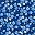 Deep Sea Blue Floral