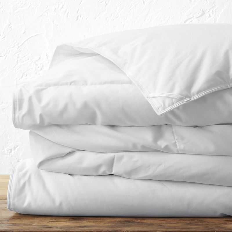 Lands End Essential Down Comforter, White, Full/Queen