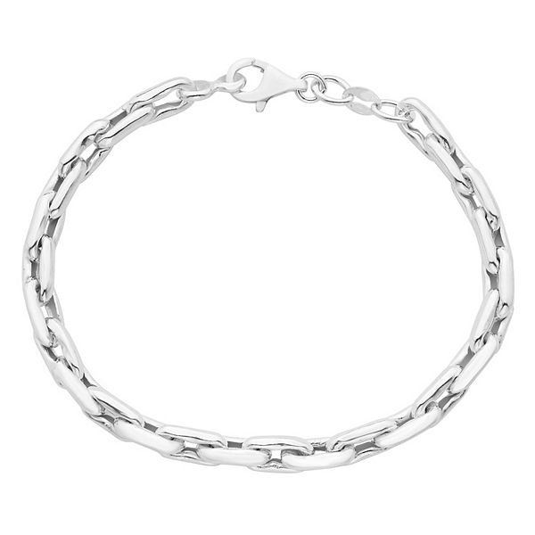 Sterling Silver Fancy Link Bracelet