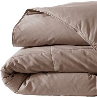 Lands' End Solid Essential Pureloft Box Comforter
