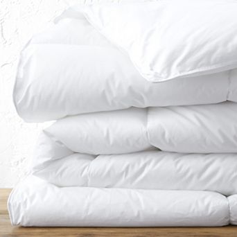 Lands' End Solid Essential Pureloft Box Comforter