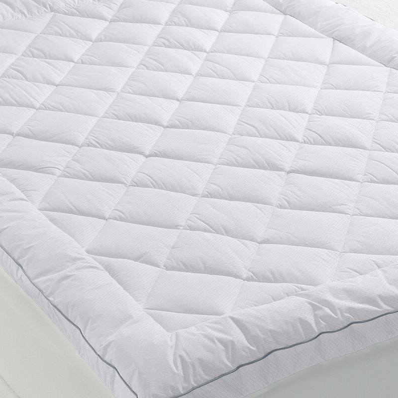 67374610 Lands End Climarest Mattress Pad, White, King sku 67374610