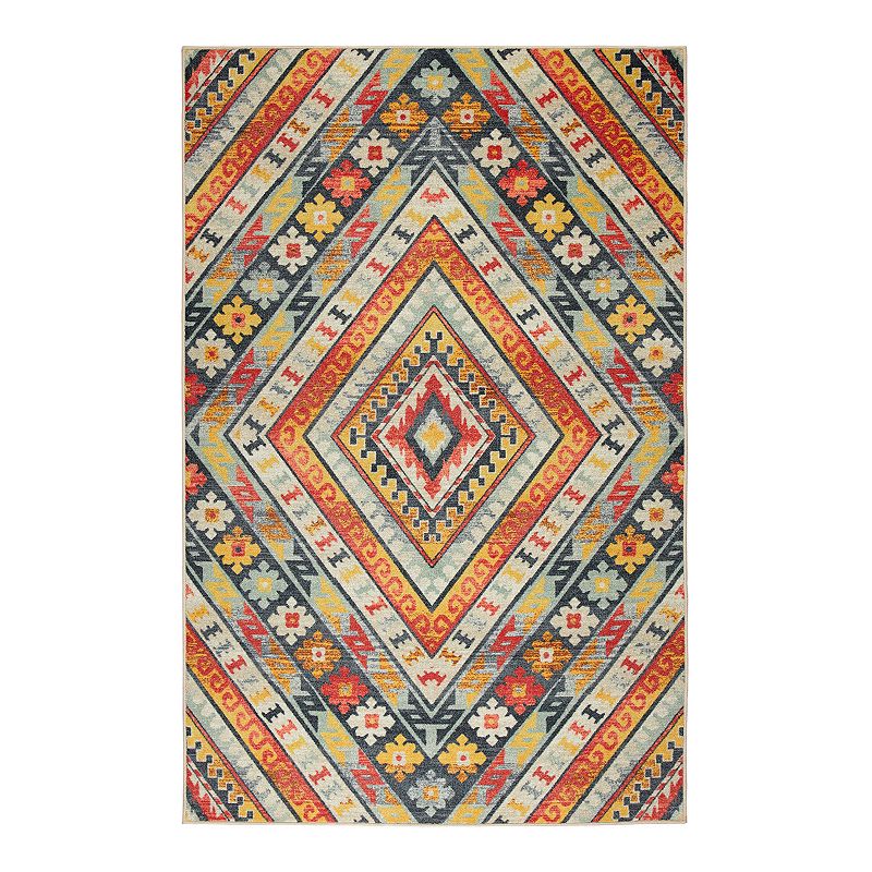 Mohawk Home Prismatic Faye Rug, Yellow, 8X10 Ft
