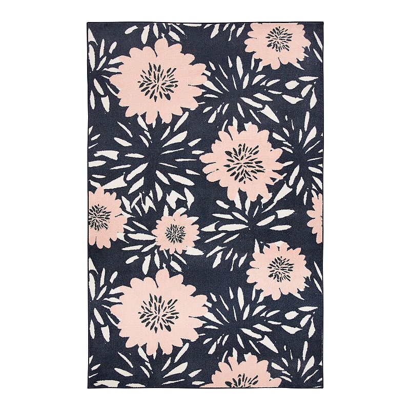 Mohawk Home Prismatic Flower Burst Rug, Blue, 5X8 Ft