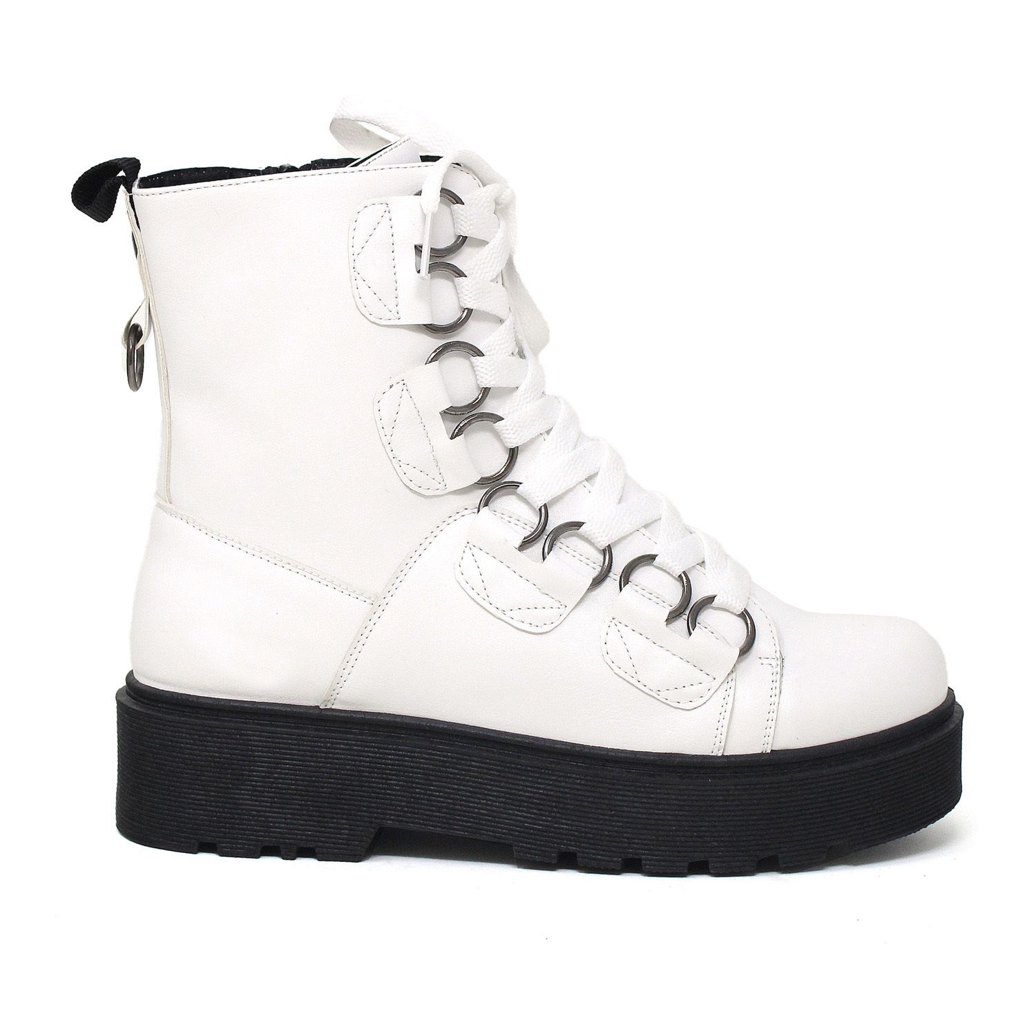 kohls black combat boots