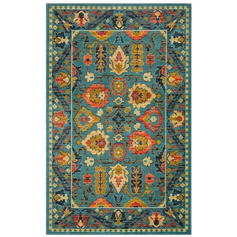 Mohawk Home Prismatic Gwyneth Rug, Blue, 5X8 Ft