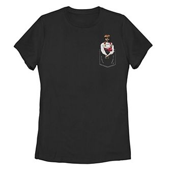 Juniors' The Conjuring Annabelle Faux Pocket Tee