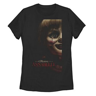 Juniors' The Conjuring Annabelle Movie Poster Tee