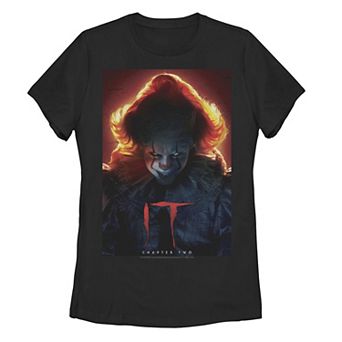 Juniors' IT Chapter 2 Pennywise Glowing Portrait Tee