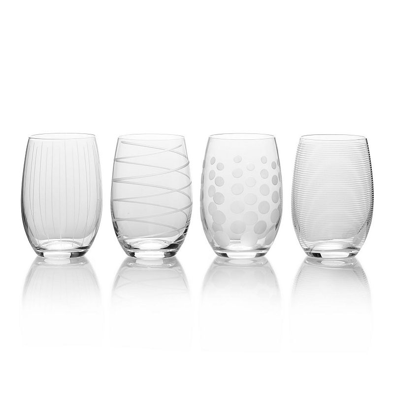 Mikasa Cheers 17-Ounce Stemless Wine Set of 4