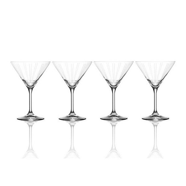 Mikasa Craft 12 Oz. Martini/cosmo Glasses, Set Of 4
