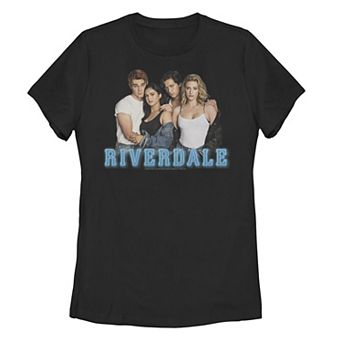 Juniors' Riverdale Group Shot Logo Tee