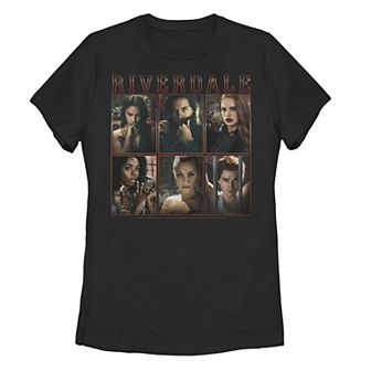 Juniors' Riverdale Character Group Shot Panels Tee