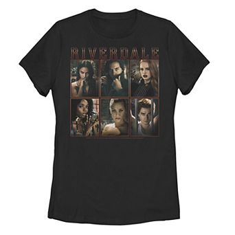 Juniors' Riverdale Character Group Shot Panels Tee