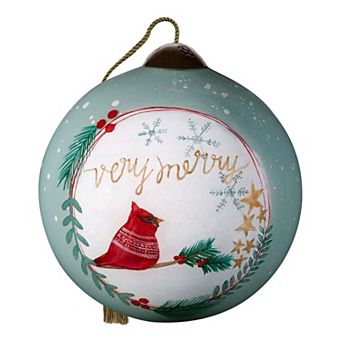 Precious Moments Very Merry Cardinal Christmas Ornament