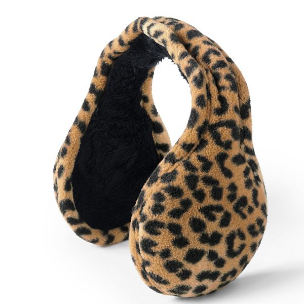 Women's Lands' End Adjustable Fleece Winter Earmuffs