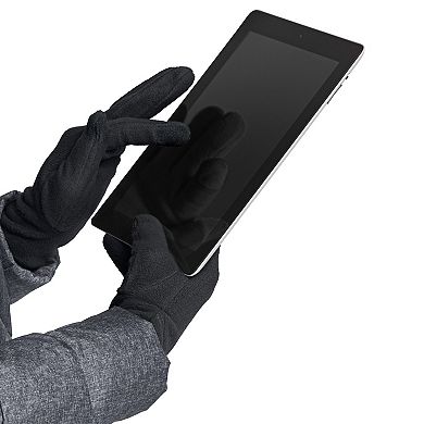 Women's Lands' End Fleece Winter Touchscreen-Compatible Gloves