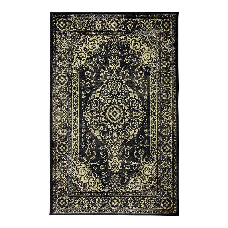 Mohawk Home Prismatic Damaris Rug, Black, 8X10 Ft