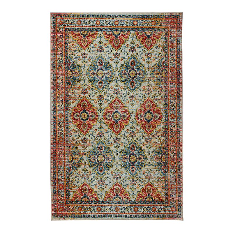 Mohawk Home Prismatic Ellington Rug, Red, 8X10 Ft