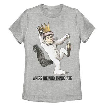 Juniors' Where The Wild Things Are Big Max Portrait Tee