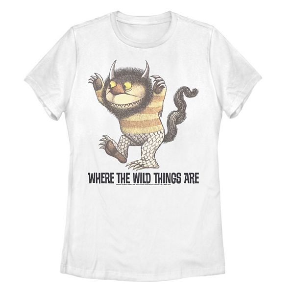 Juniors' Where The Wild Things Are Horned Monster Portrait Tee