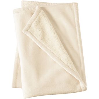 Lands' End Sherpa Fleece Throw