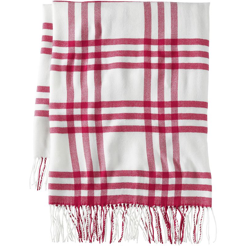 Lands End CashTouch Pattern Throw, Natural