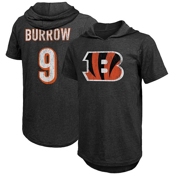 Men's Fanatics Branded Joe Burrow Black Cincinnati Bengals Player Name &  Number Tri-Blend Hoodie T-Shirt